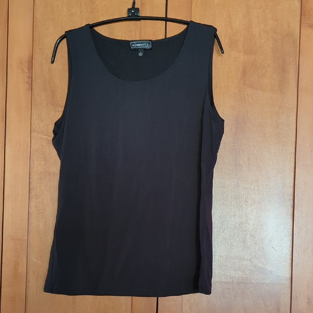 Elementz Classic Black Tank Top